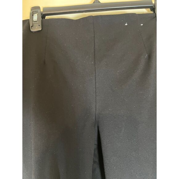 Women's Black Calvin Klein Pull on Flat Front Dress Pants - Picture 4 of 6